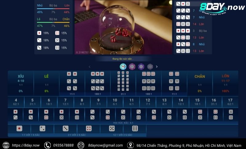 Giao dien sanh Live Casino 8Day - Hinh 4 - MG Live 8DAY