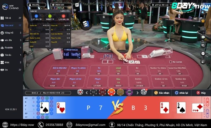 Giao dien sanh Live Casino 8Day - Hinh 11 - WM Casino 8Day